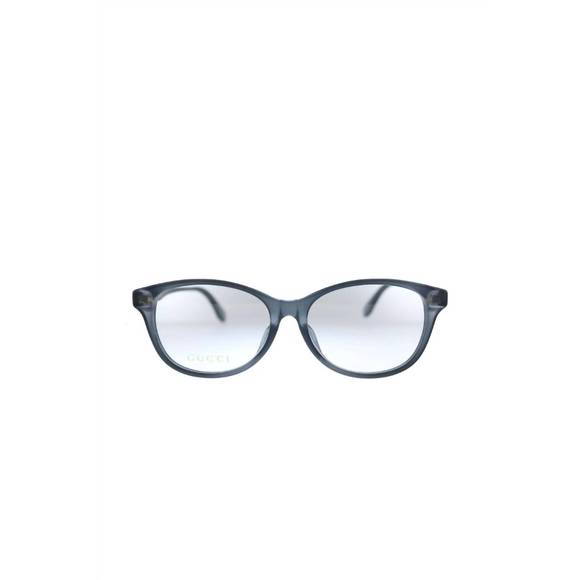 NEW GUCCI rectangle acetate eyeglasses in grey - Picture 2 of 3